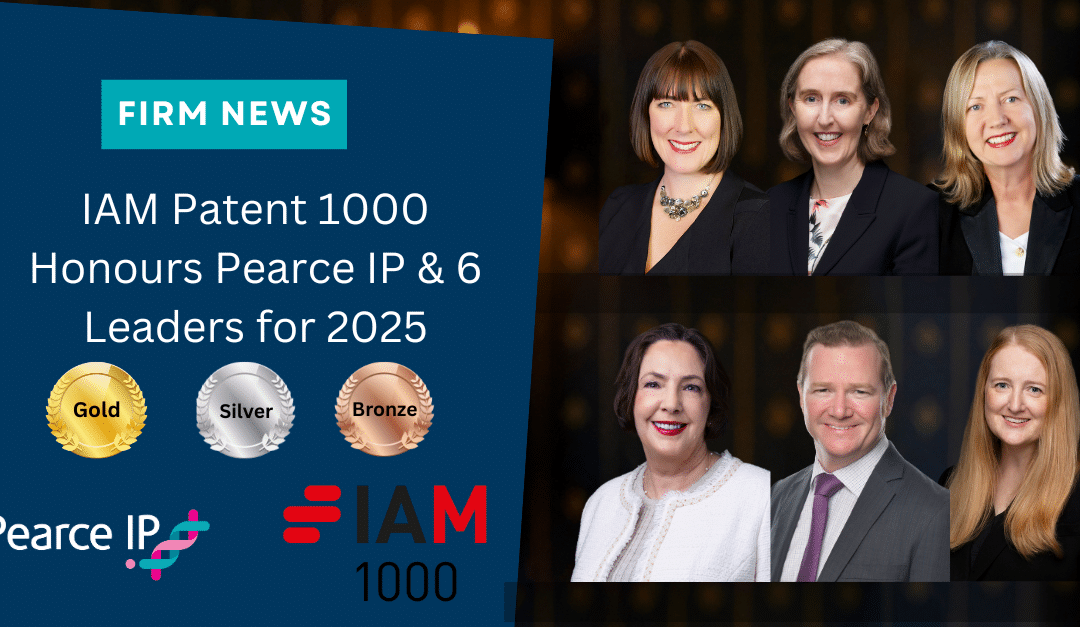 IAM Patent 1000 Honours Pearce IP & 6 Leaders for 2025