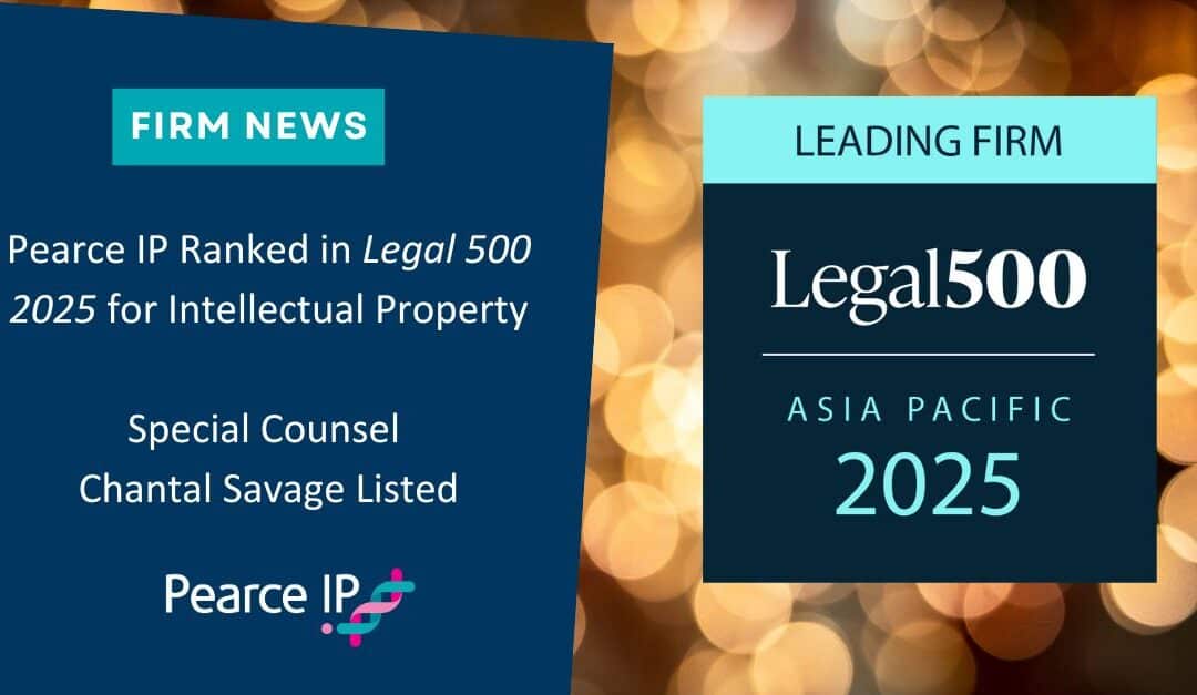 Pearce IP Ranked in Legal 500 2025 for Intellectual Property Special Counsel Chantal Savage Listed